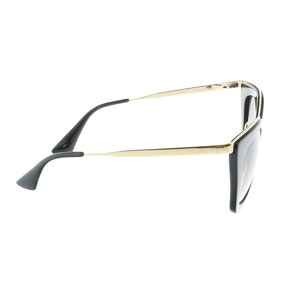 Prada 0PR 53SS 1AB0A752 Black Full rim Cat Eye  Sunglasses - Picture 4 of 6